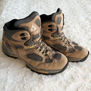 Vasque Hiking Boots Mens 10 Brown Gore-Tex Leather Vibram Soles XCR Outdoor READ